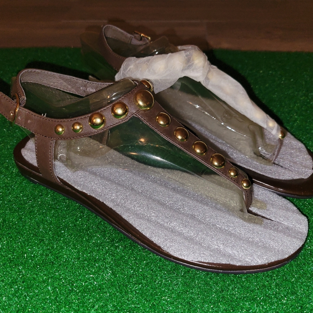 Guess Helena Brown with Gold Sandals